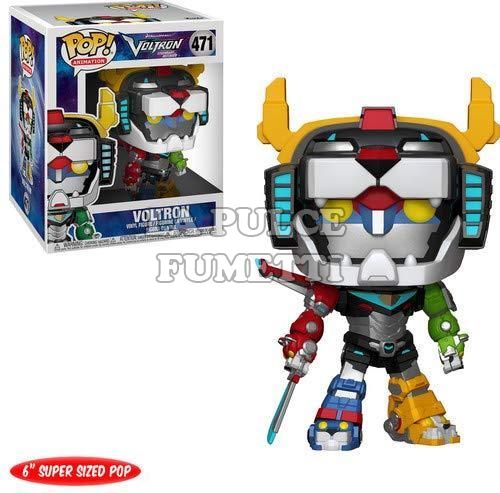 VOLTRON: VOLTRON - VINYL FIGURE  SUPER SIZE 6" #   471 - POP FUNKO ANIMATION